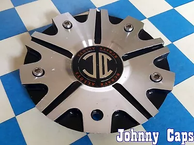 2 CRAVE Wheels [62] USED Metal Center Cap # C108102B/M < BLACK & SILVER (QTY. 1) • $29.21